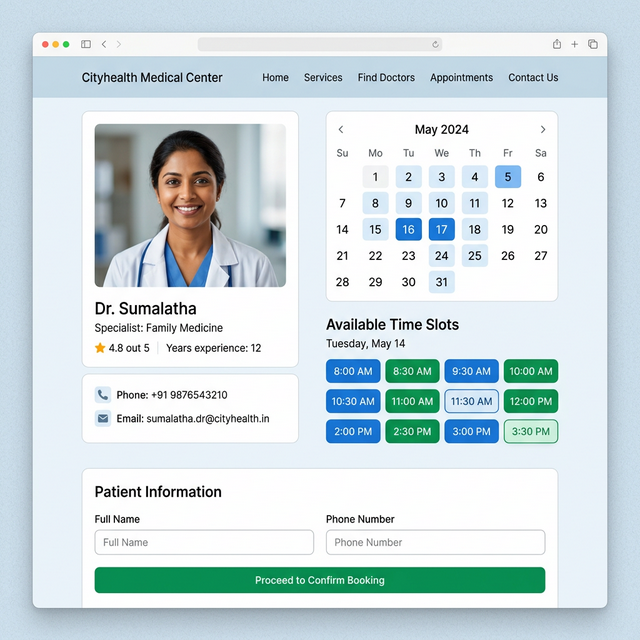 Online Appointment Booking